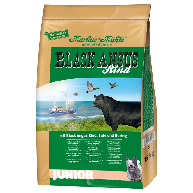 Markus Mühle Black Angus Junior - Výhodné balení 2 x 15 kg
