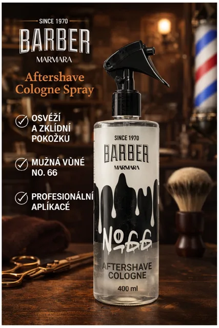 Marmara Barber No. 66 Aftershave Cologne Spray 400 ml