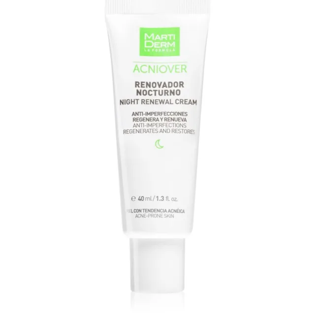 MartiDerm Acniover Night Reneval Cream intenzivní noční krém proti akné 40 ml