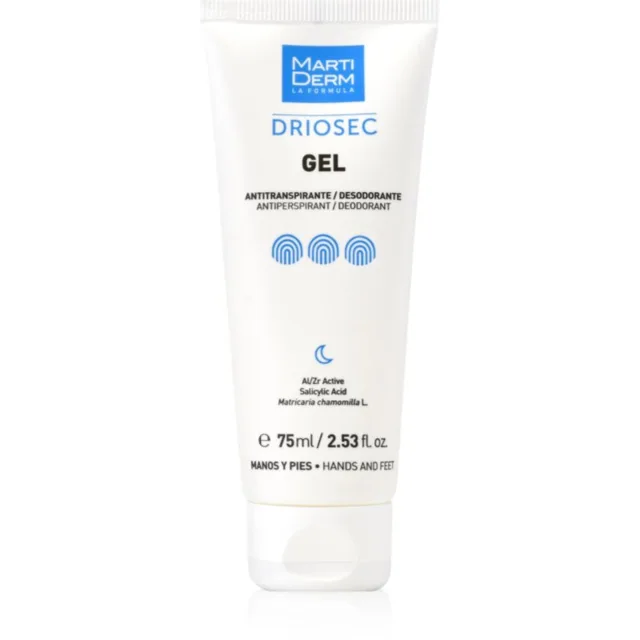 MartiDerm Driosec Gel Antitranspirante gel na ruce a nohy proti nadměrnému pocení 75 ml