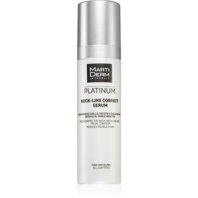 MartiDerm Platinum Neck-Line Correct Serum intenzivní liftingové sérum na zpevnění krku a brady 50 ml