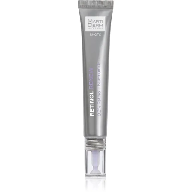 MartiDerm Shots Retinol Renew intenzivní sérum proti vráskám a tmavým skvrnám 20 ml