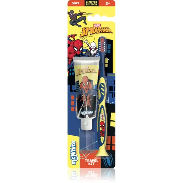 Marvel Spiderman Travel Kit sada zubní péče pro děti