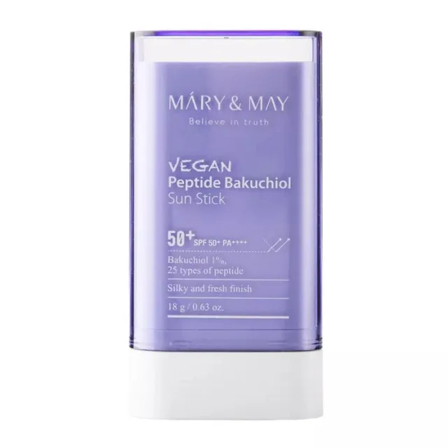 Mary&amp;May Opalovací krém v tyčince Vegan Peptide Bakuchiol Sun Stick SPF 50, 18 g