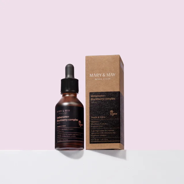 MARY AND MAY Mary & May - Idebenone + Blackberry Complex Intensive Total Care Serum - Antioxidační sérum s výtažkem z ostružin a idebenone - 30 ml