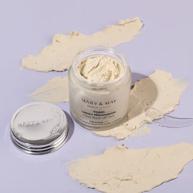 MARY AND MAY Mary & May  - Lemon Niacinamide Glow  Wash Off Pack - Rozjasňující maska s niacinamidem a citronem - 125g