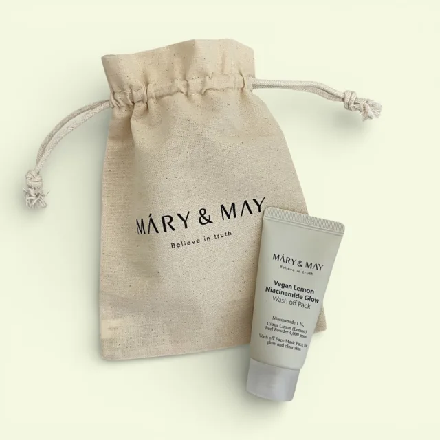 MARY AND MAY Mary & May  - Lemon Niacinamide Glow  Wash Off Pack - Rozjasňující maska s niacinamidem a citronem - 30g
