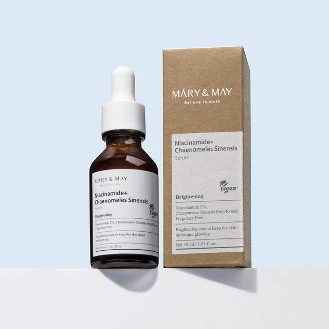 MARY AND MAY Mary & May - Niacinamide + Chaenomeles Sinensis Serum - Sérum pro zářivou a mladistvou pleť  - 30ml