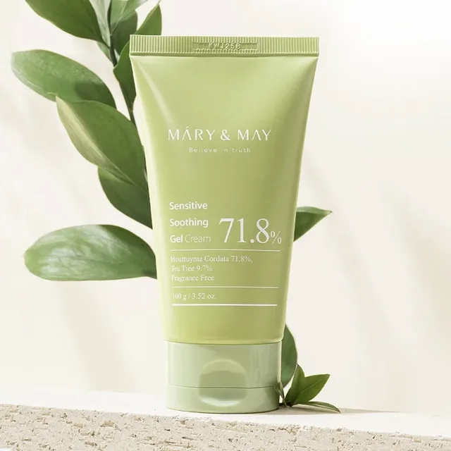 MARY AND MAY Mary & May - Sensitive Soothing Gel Cream Tube - Zklidňující gelový krém pro citlivou pleť - 30 g