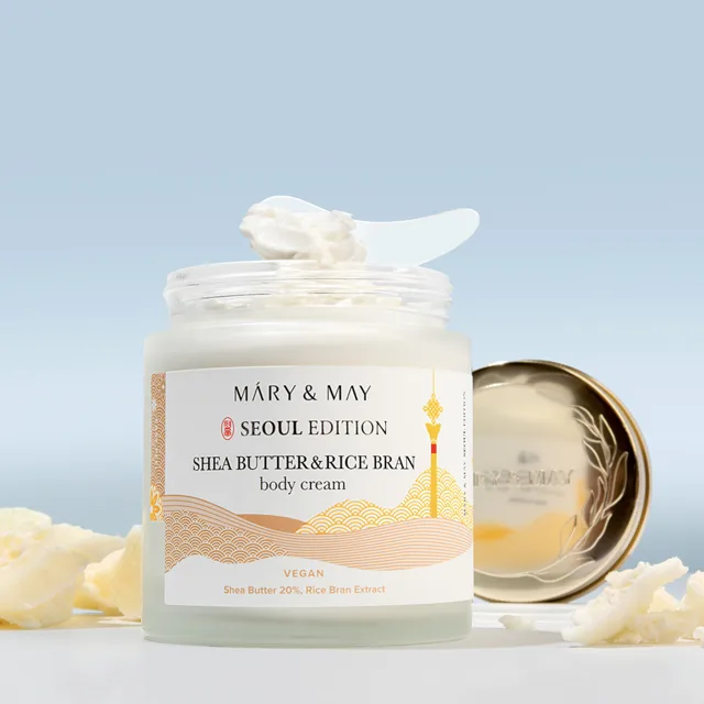 MARY AND MAY Mary&May - Shea Butter & Rice Bran Hand Cream - Krém na ruce s bambuckým máslem a rýžovými otrubami - 250 ml