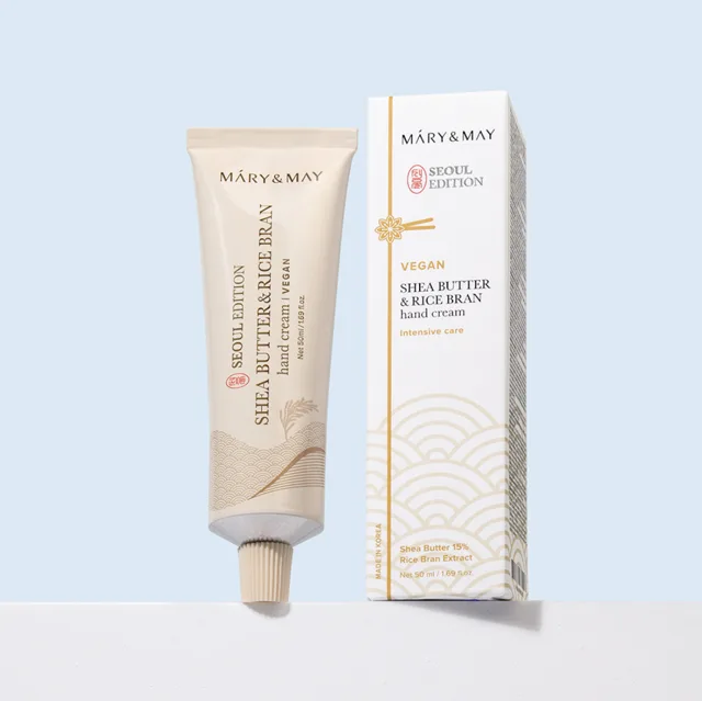 MARY AND MAY Mary&May - Shea Butter & Rice Bran Hand Cream - Krém na ruce s bambuckým máslem a rýžovými otrubami - 50 ml
