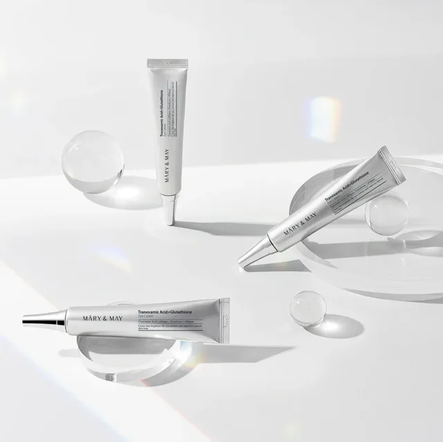 MARY AND MAY Mary&May - Tranexamic Acid+Glutathione Eye cream - Rozjasňující oční krém - 30 g
