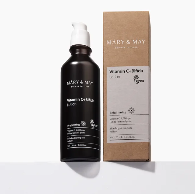 MARY AND MAY Mary&May - Vitamin C+Bifida lotion - Rozjasňující pleťové mléko s vitamínem C a bifidy - 150ml