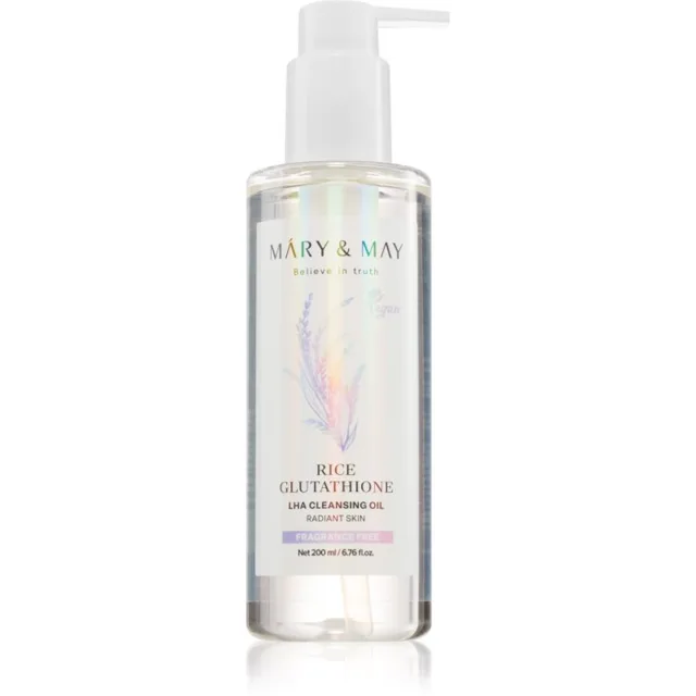 Mary&May Rice Glutathione LHA Cleansing Oil jemný čisticí olej s exfoliačním účinkem 200 ml