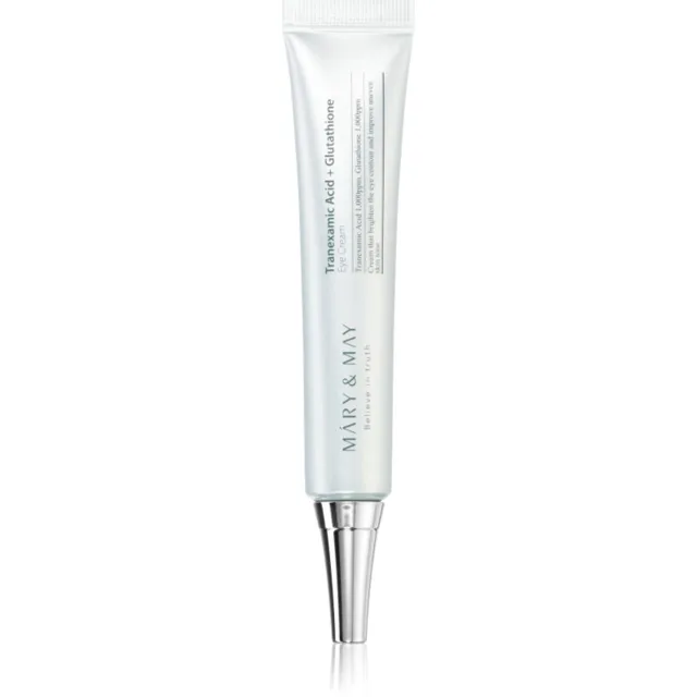 Mary&May Tranexamic Acid + Glutathione Eye Cream protivráskový oční krém redukující otoky a tmavé kruhy 30 g
