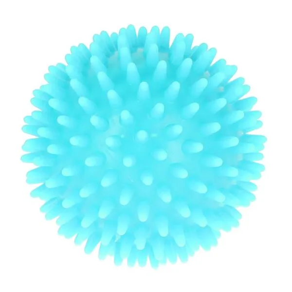 Masážní míček – ježek, modrý 6 cm