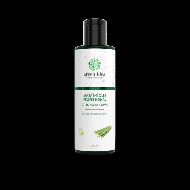 Masážní olej – Citronová tráva 200 ml – Green idea