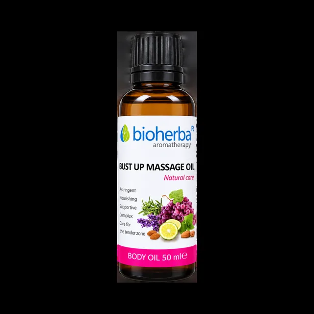 Masážní olej na poprsí Bust Up – 50 ml – Bioherba