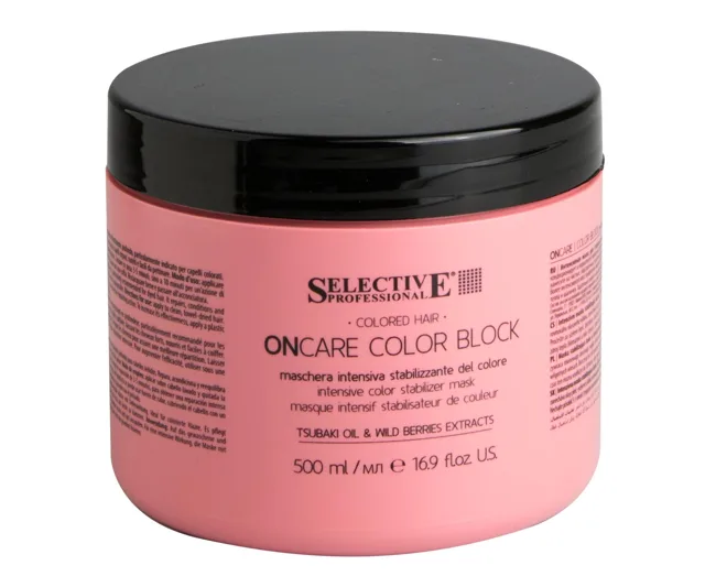 Maska pro barvené vlasy Selective Professional OnCare Color Block Mask - 500 ml + dárek zdarma