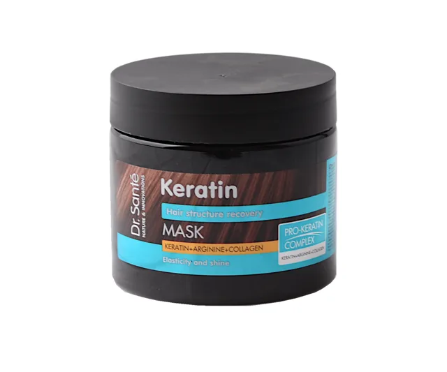Maska pro obnovu matných a křehkých vlasů Dr. Santé Keratin - 300 ml