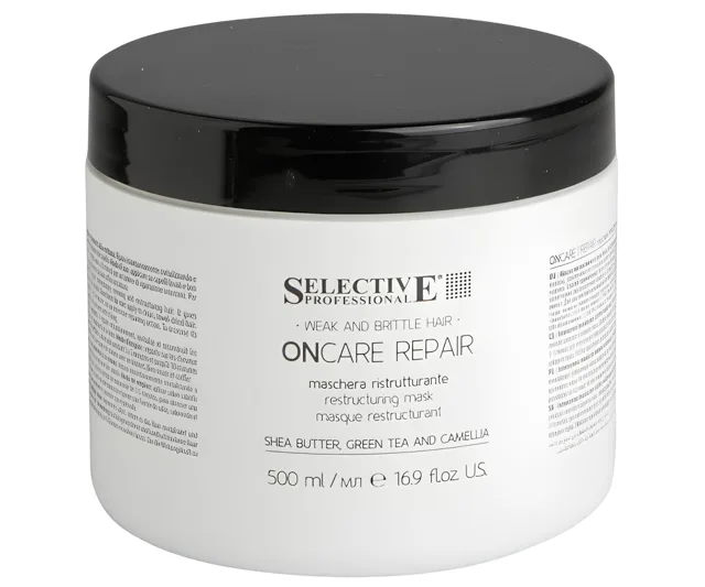 Maska pro poškozené a lámavé vlasy Selective Professional OnCare Repair Mask - 500 ml + dárek zdarma