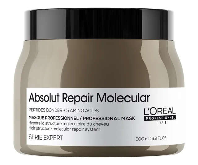 Maska pro poškozené vlasy Loréal Professionnel Serie Expert Absolut Repair Molecular - 500 ml - L’Oréal Professionnel + dárek zdarma