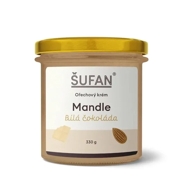 Máslo - mandle s bílou čokoládou 190 g