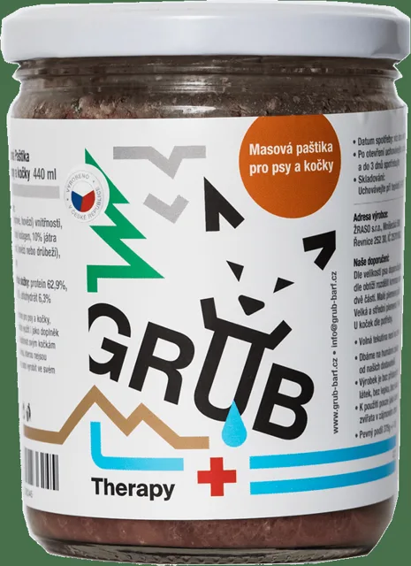 Masová paštika pro psy a kočky 440ml