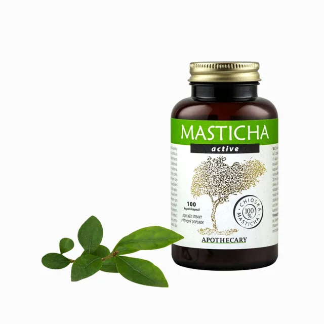 Masticha Active kapsle na trávení – 100 kapslí Balení: 100 tablet