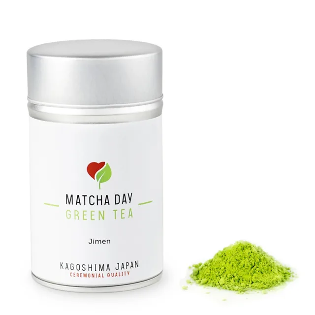 Matcha Day –  Matcha čaj Jimen (vysoká kvalita), 30 g plechovka