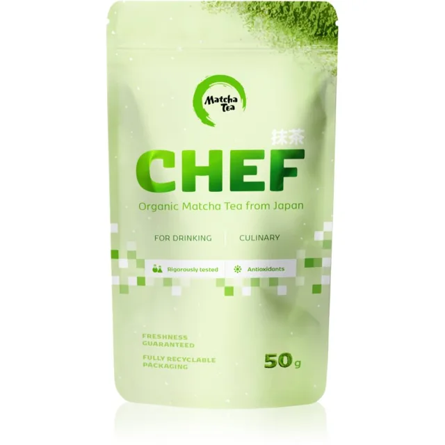 Matcha Tea Chef BIO matcha prášek na vaření a pečení 50 g