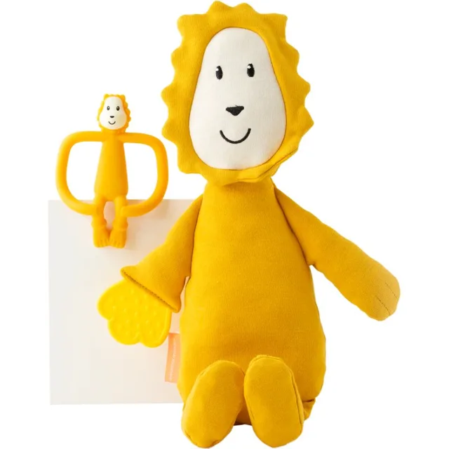 Matchstick Monkey Teething Gift Set 3m+ kousátko + hračka Lion