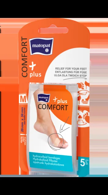 Matopat Comfort Plus hydrokoloidní náplasti M 29 x 59 mm 5 ks