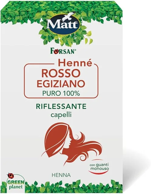 MATT Matná, egyptská červená henna, melír na vlasy 50g