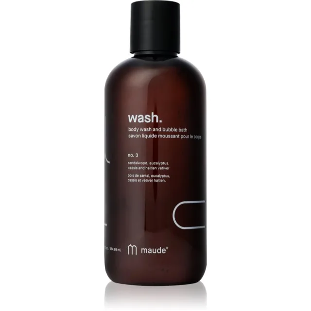 Maude Wash No.0 pěna do koupele a sprchový gel 2 v 1 Eucalyptus & Sandalwood 355 ml