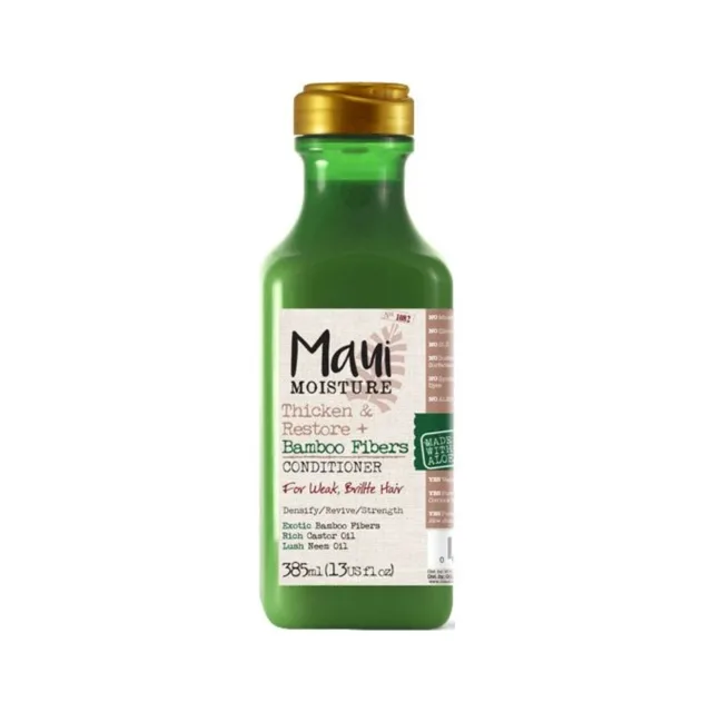 MAUI MOISTURE posilující kondicionér na jemné a slabé vlasy s bambusovým vláknem, 385 ml