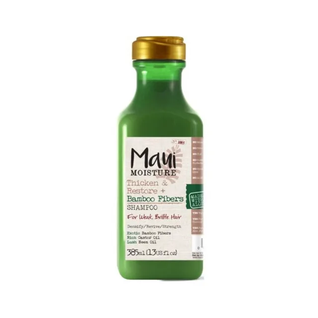 MAUI MOISTURE posilující šampon na jemné a slabé vlasy s bambusovým vláknem, 385 ml