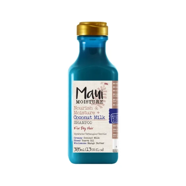 MAUI MOISTURE vyživující šampon pro suché vlasy s kokosovým mlékem, 385 ml