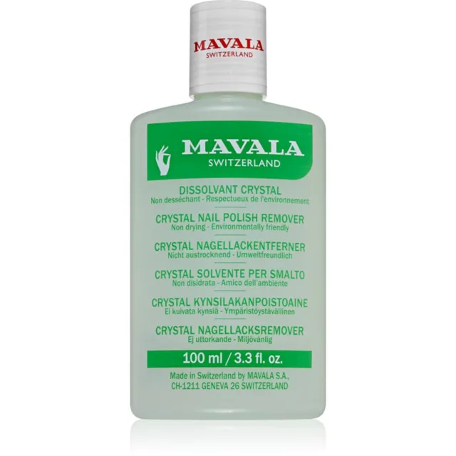 Mavala Crystal Nail Polish Remover odlakovač na nehty bez acetonu 100 ml