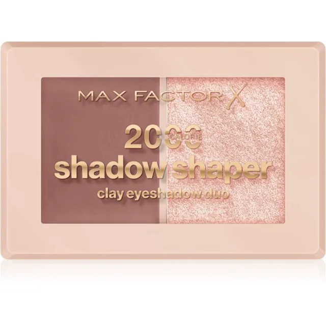 Max Factor 2000 Calorie Shadow Shaper duo oční stíny odstín 010 Clay Gleam 4 g