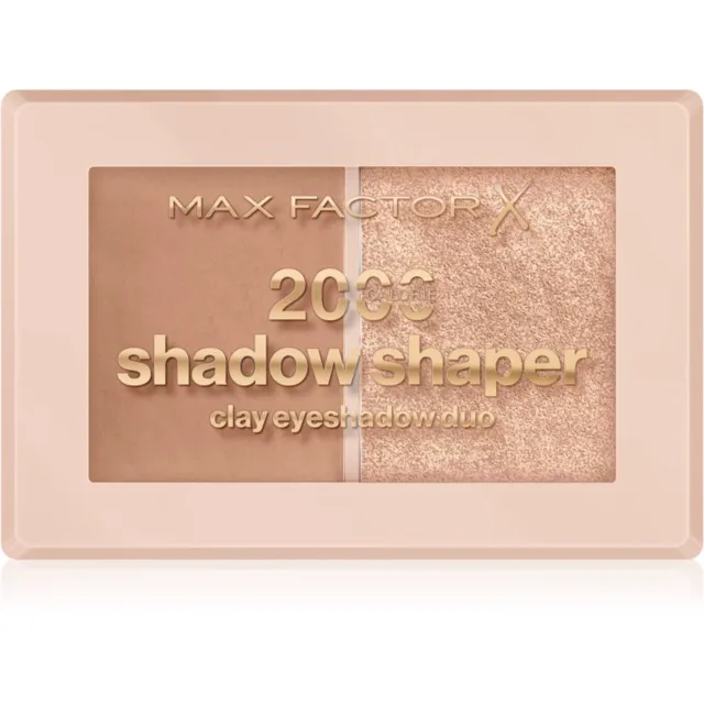 Max Factor 2000 Calorie Shadow Shaper duo oční stíny odstín 020 Bronze Glaze 4 g