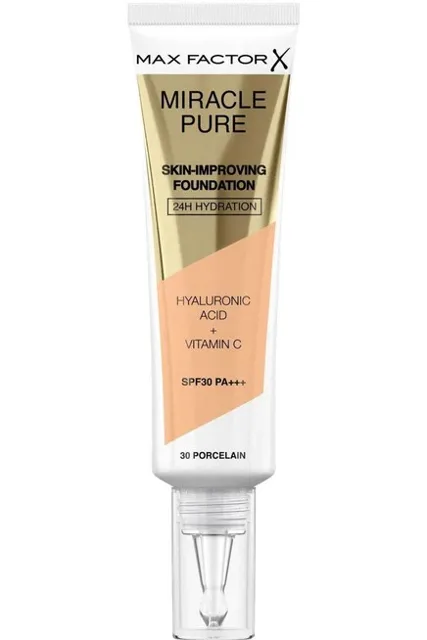 Max Factor Hydratační make-up Miracle Pure (Skin-Improving Foundation) 30 ml 44 Warm Ivory