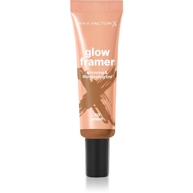 Max Factor Miracle Pure Glow Framer bronzující fluid odstín 40 Amber 30 ml