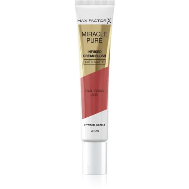 Max Factor Miracle Pure krémová tvářenka odstín 07 Warm Sienna 15 ml