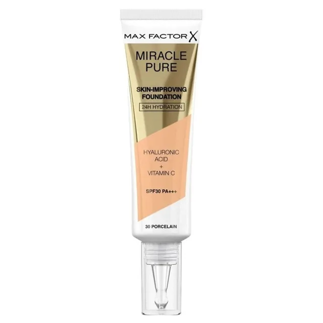 MAX FACTOR Miracle Pure SPF30 Skin-Improving Foundation 32 Light Beige make-up 30 ml