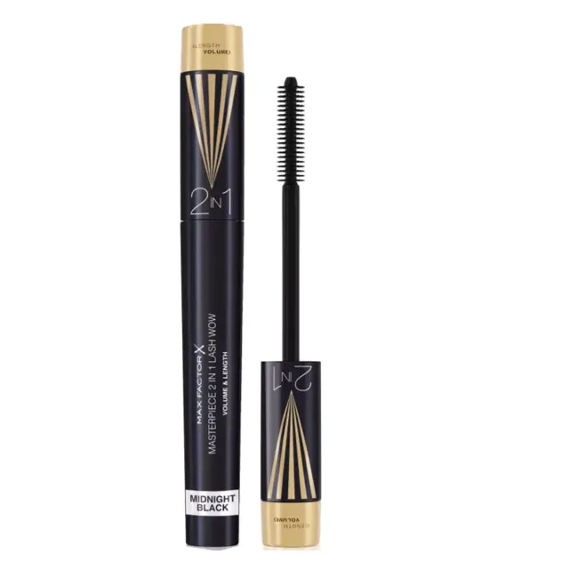 Max Factor Objemová a prodlužující řasenka Masterpiece 2 in 1 Lash Wow (Mascara) 7 ml Midnight Black