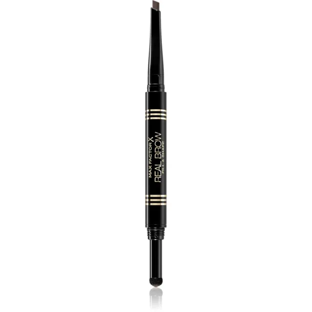 Max Factor Real Brow Fill & Shape tužka na obočí odstín 03 Medium Brown 0.6 g