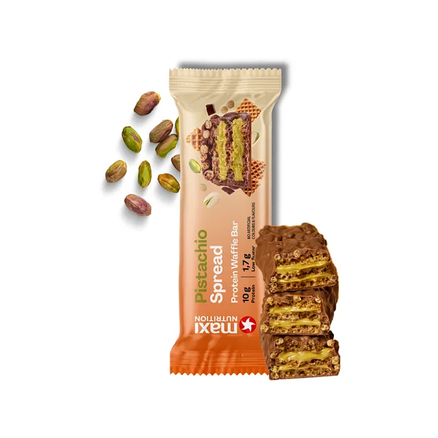 MAXI NUTRITION Waffle protein bar pistácie 40 g