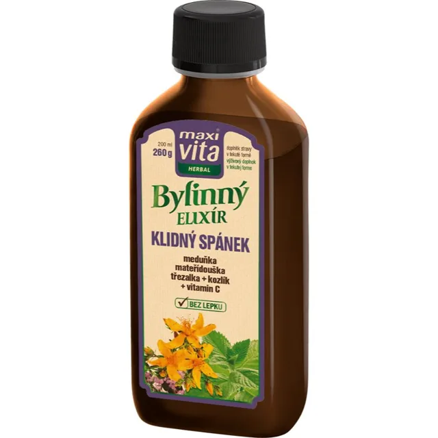 Maxi Vita Herbal Klidný spánek bylinný elixír pro duševní pohodu 200 ml