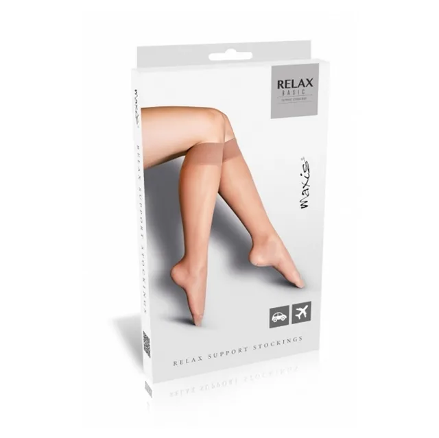 MAXIS Relax basic lýtkové punčochy světlé, Velikost: S